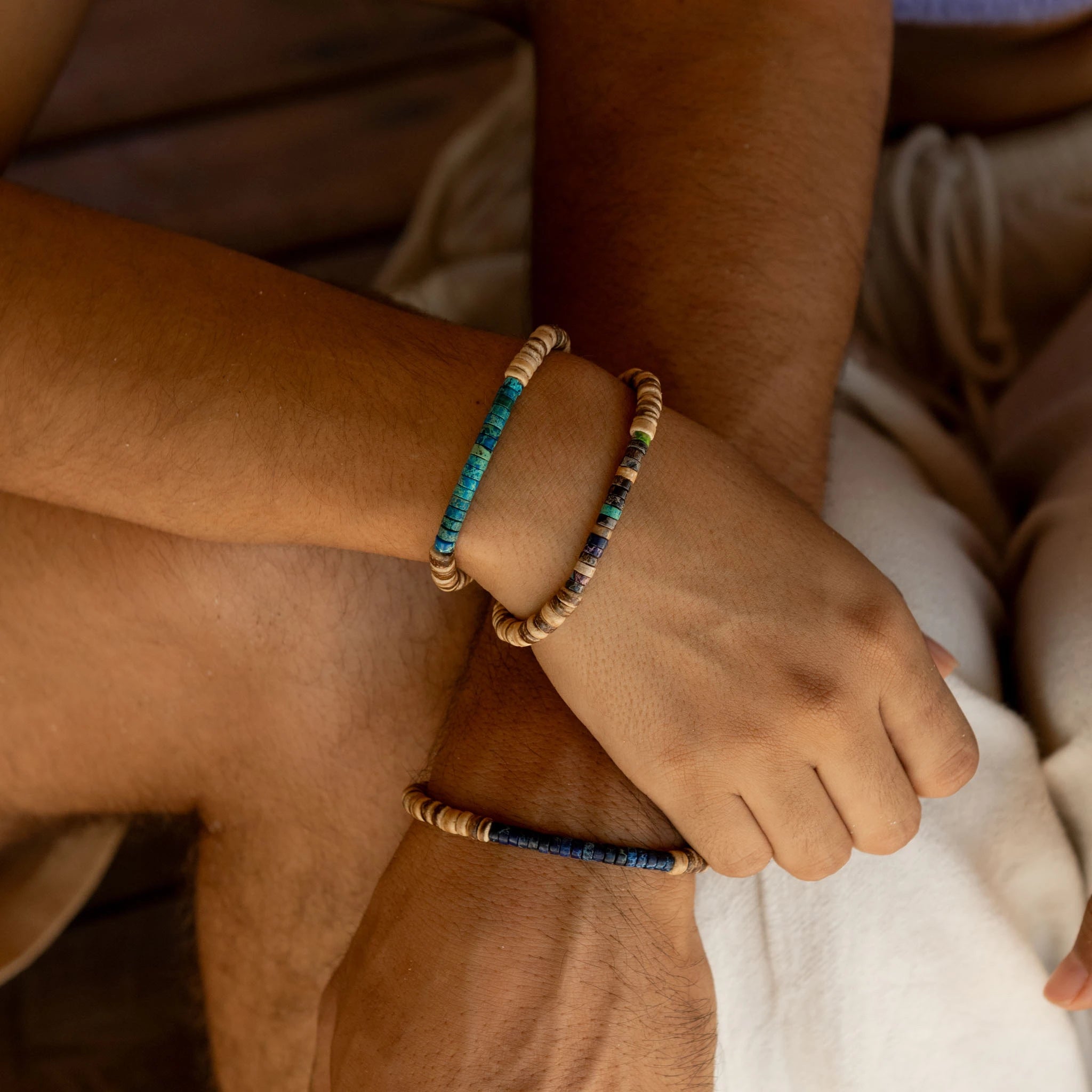 Koʻolau Wood Beaded Bracelet - Pineapple Island