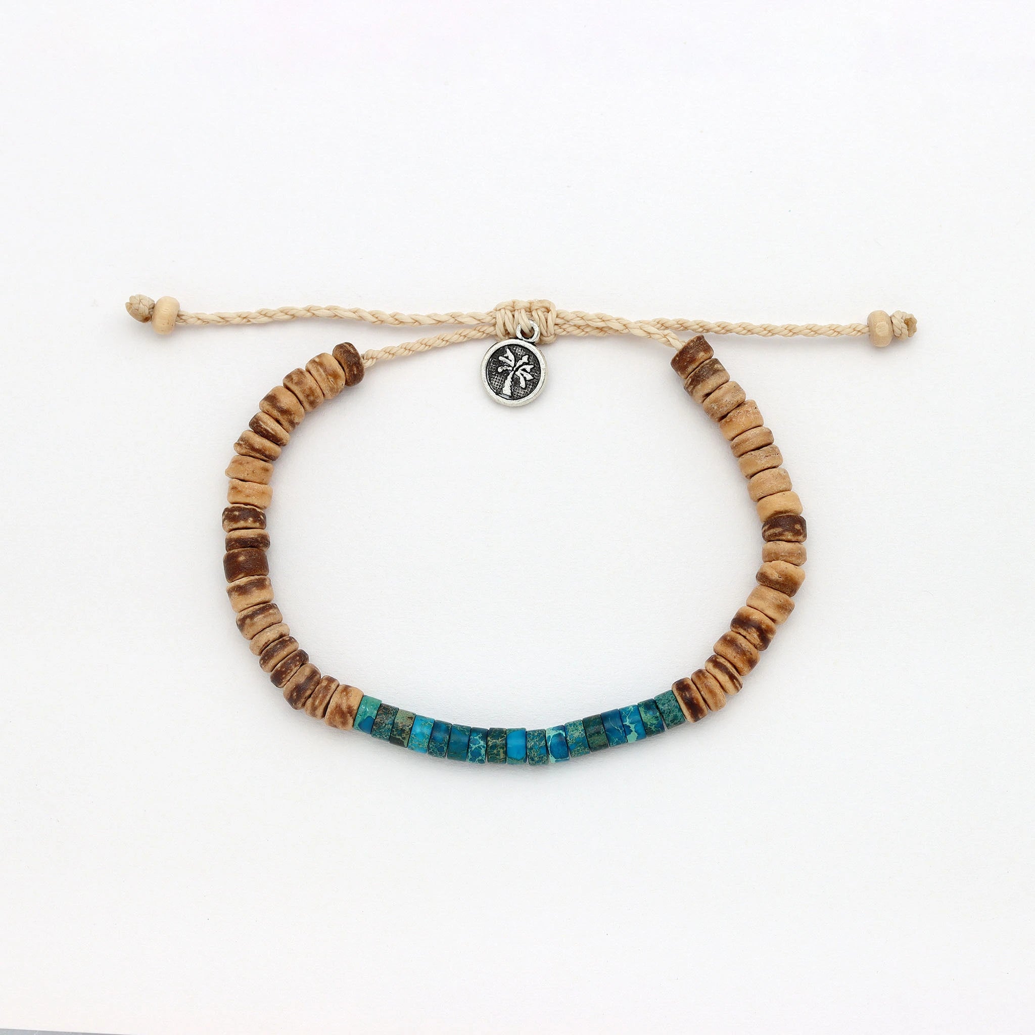 Koʻolau Wood Beaded Bracelet - Pineapple Island