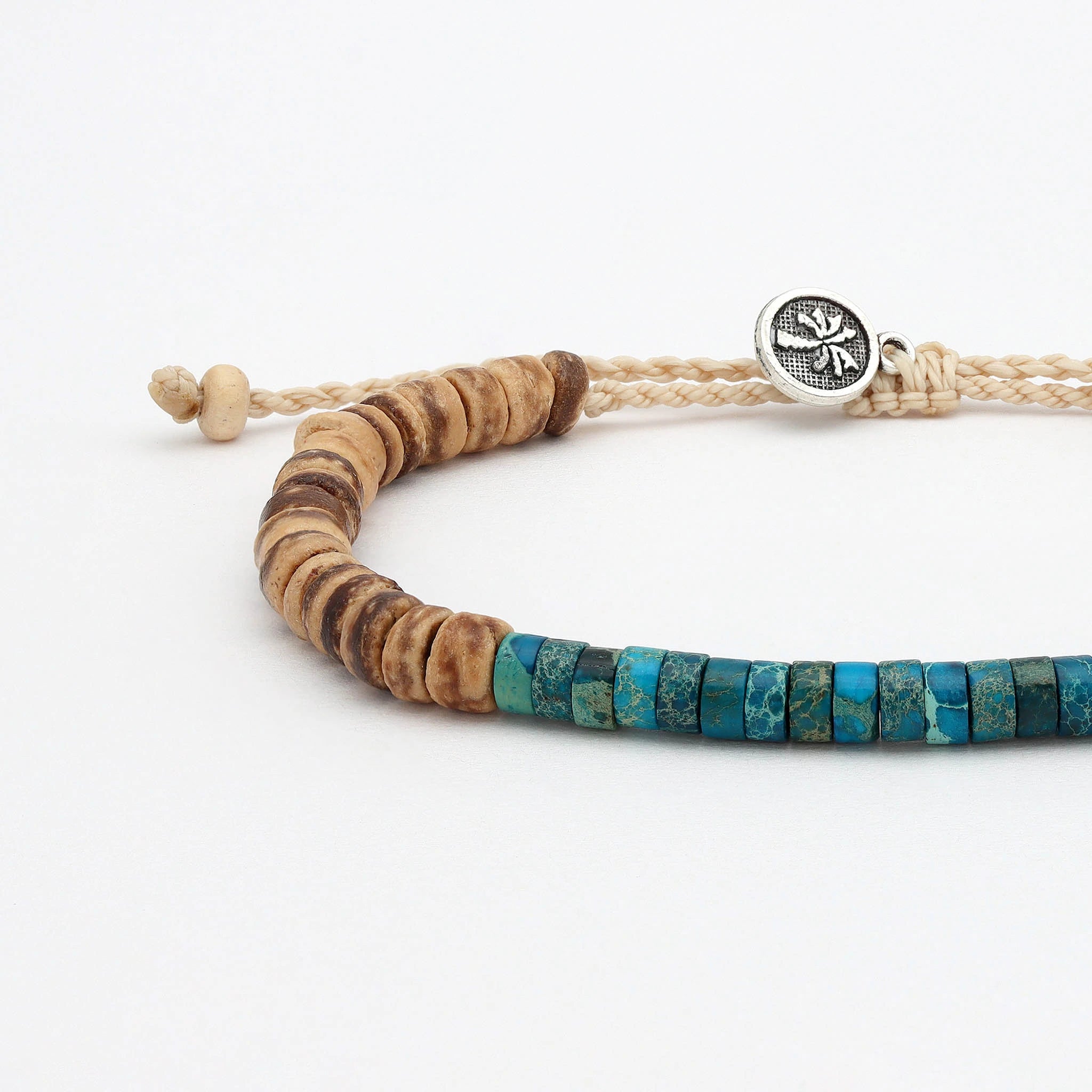 Koʻolau Wood Beaded Bracelet - Pineapple Island