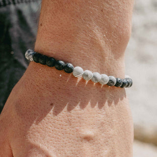 Sekumpul Natural Stone Beaded Mens Bracelet - Pineapple Island