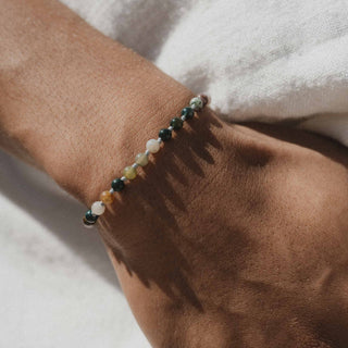 Kekuatan Indian Agate Gemstone Bracelet - Pineapple Island