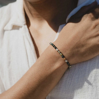 Kekuatan Indian Agate Gemstone Bracelet - Pineapple Island