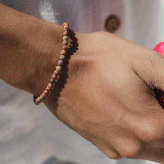 Mãlie Red Turquoise Stretchy Bracelet - Pineapple Island