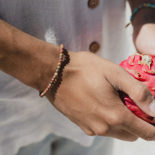 Mãlie Red Turquoise Stretchy Bracelet - Pineapple Island
