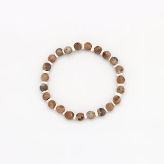 Puncak Jaya Rhodonite Stretchy Bracelet - Pineapple Island