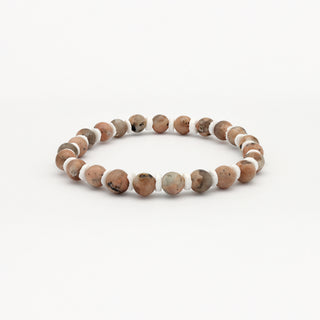 Puncak Jaya Rhodonite Stretchy Bracelet - Pineapple Island