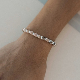 Puncak Jaya Rhodonite Stretchy Bracelet - Pineapple Island