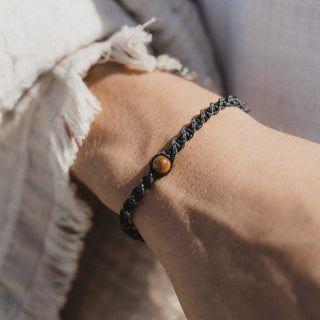 Memutar Cord & Gemstone Bracelet - Pineapple Island