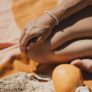 Memutar Cord & Gemstone Bracelet - Pineapple Island