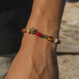 Bunaken Natural Stone Beaded Bracelet - Pineapple Island