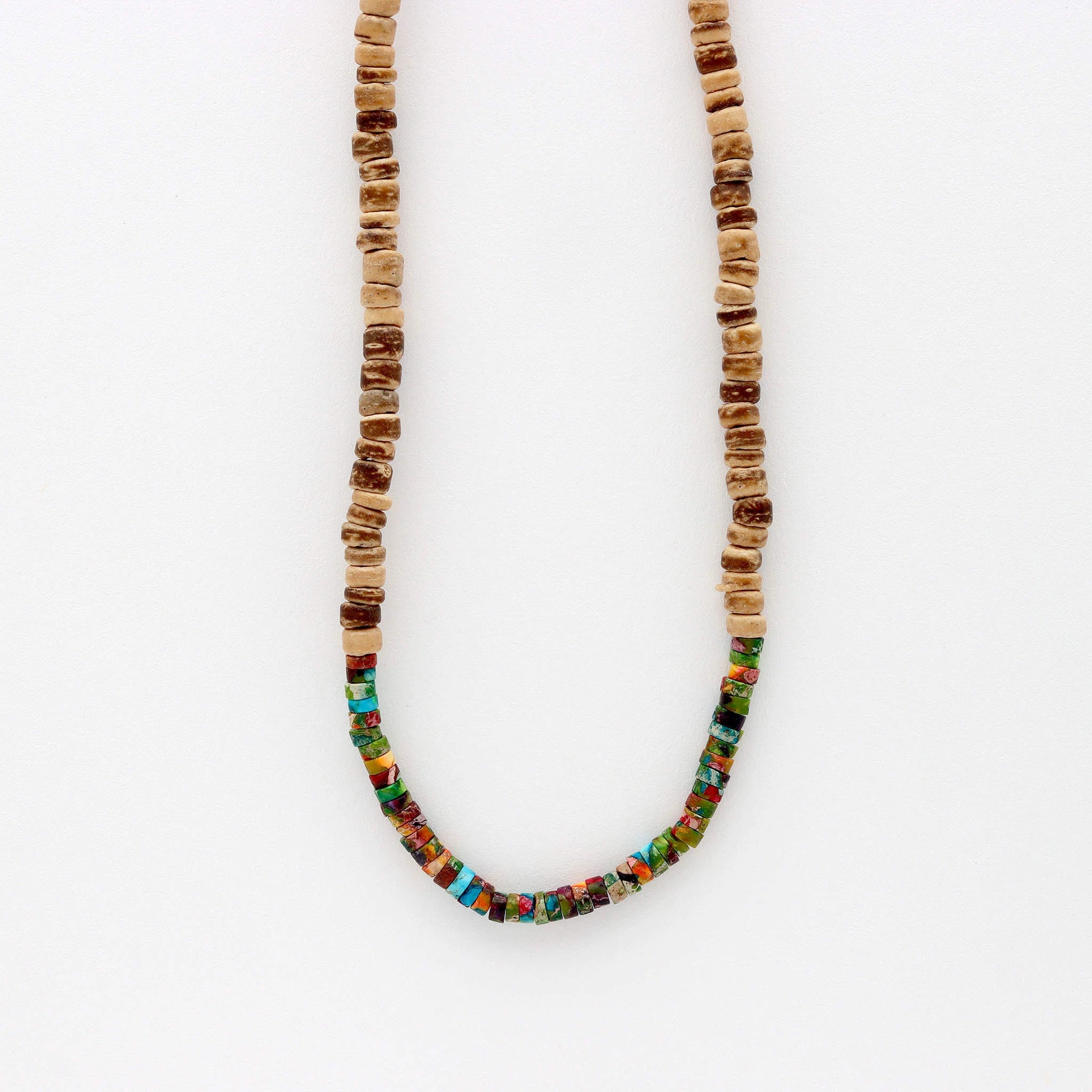 Koʻolau Wood Beaded Necklace - Pineapple Island