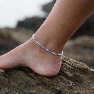 Candidasa Evil Eye Anklet - Pineapple Island