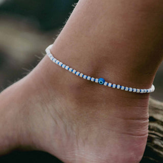 Candidasa Evil Eye Anklet - Pineapple Island
