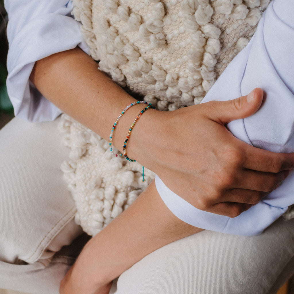 Alila Dainty Beaded Bracelet - Pineapple Island