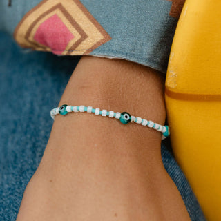 Hanauma Bay Evil Eye Bracelet - Pineapple Island
