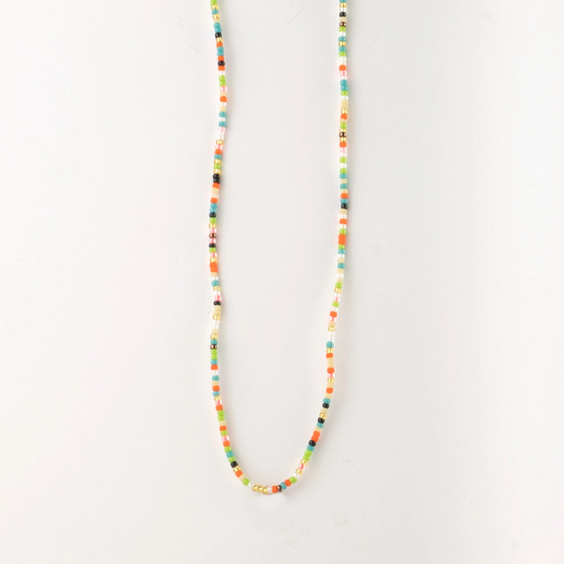 Alila Dainty Beaded Choker Necklace - Pineapple Island