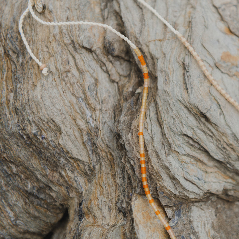 Trikora Dainty Beaded Choker Necklace - Pineapple Island