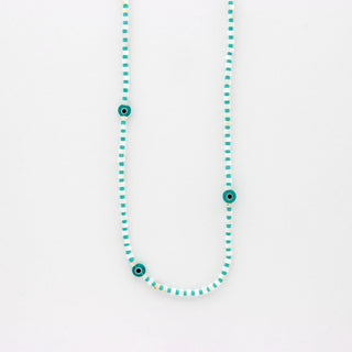 Hanauma Bay Evil Eye Necklace - Pineapple Island