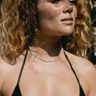 Alila Dainty Beaded Choker Necklace - Pineapple Island