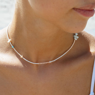Mimpi Dainty Beaded Necklace - Pineapple Island