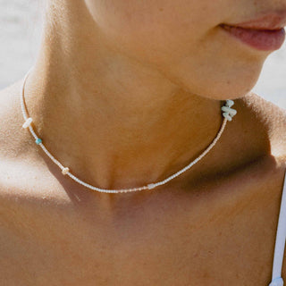 Mimpi Dainty Beaded Necklace - Pineapple Island