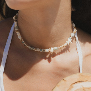Waiwai Kai Mixed Bead Necklace - Pineapple Island