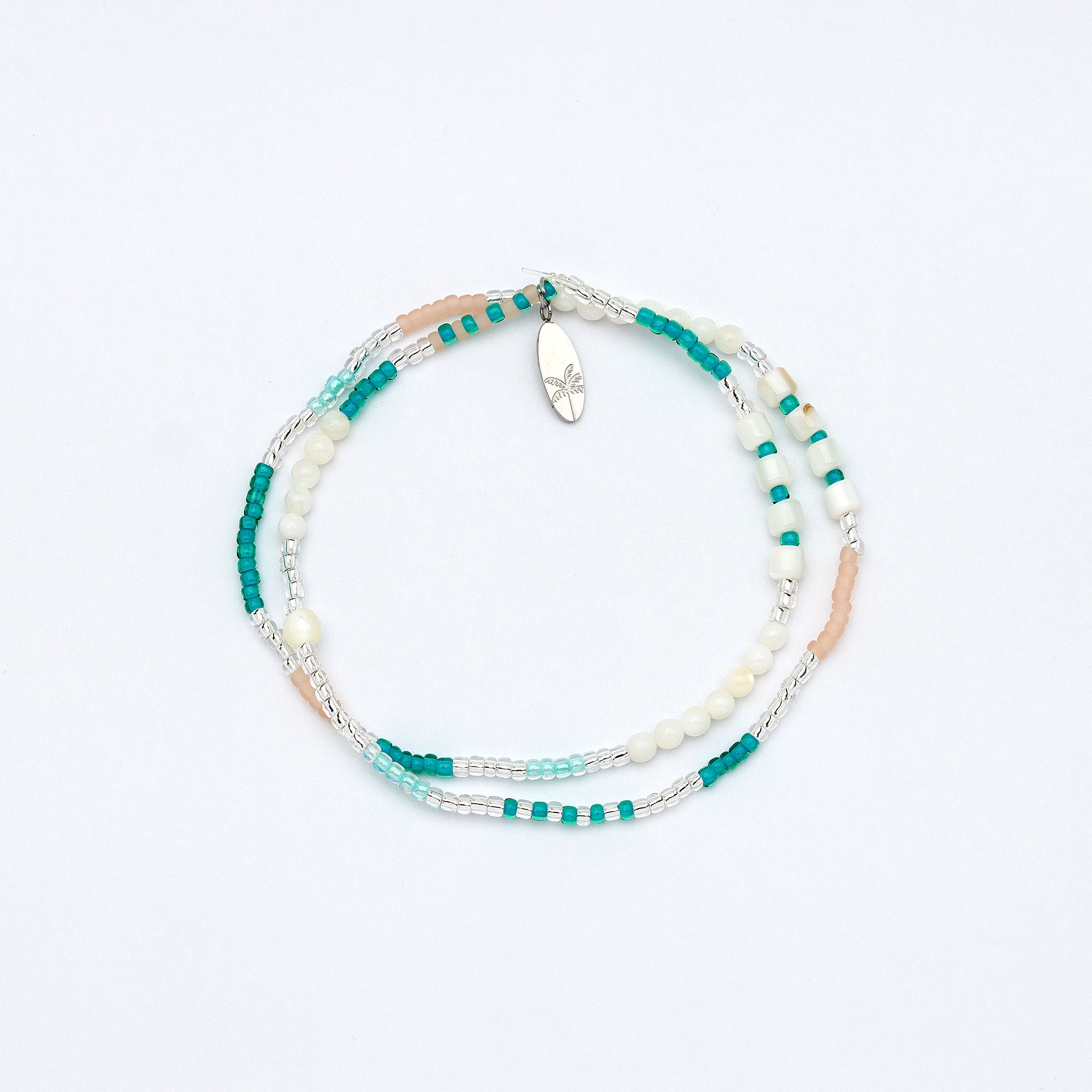 Zermatt Blue Beaded Bracelet