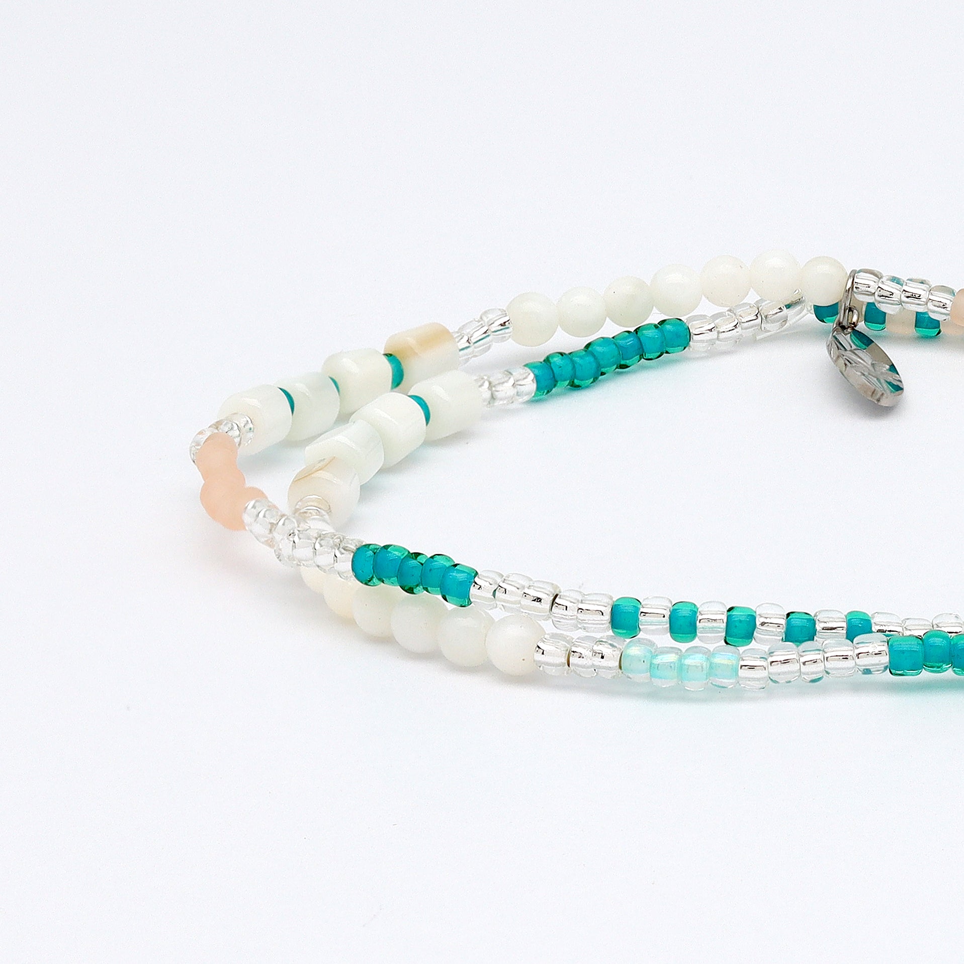 Zermatt Blue Beaded Bracelet