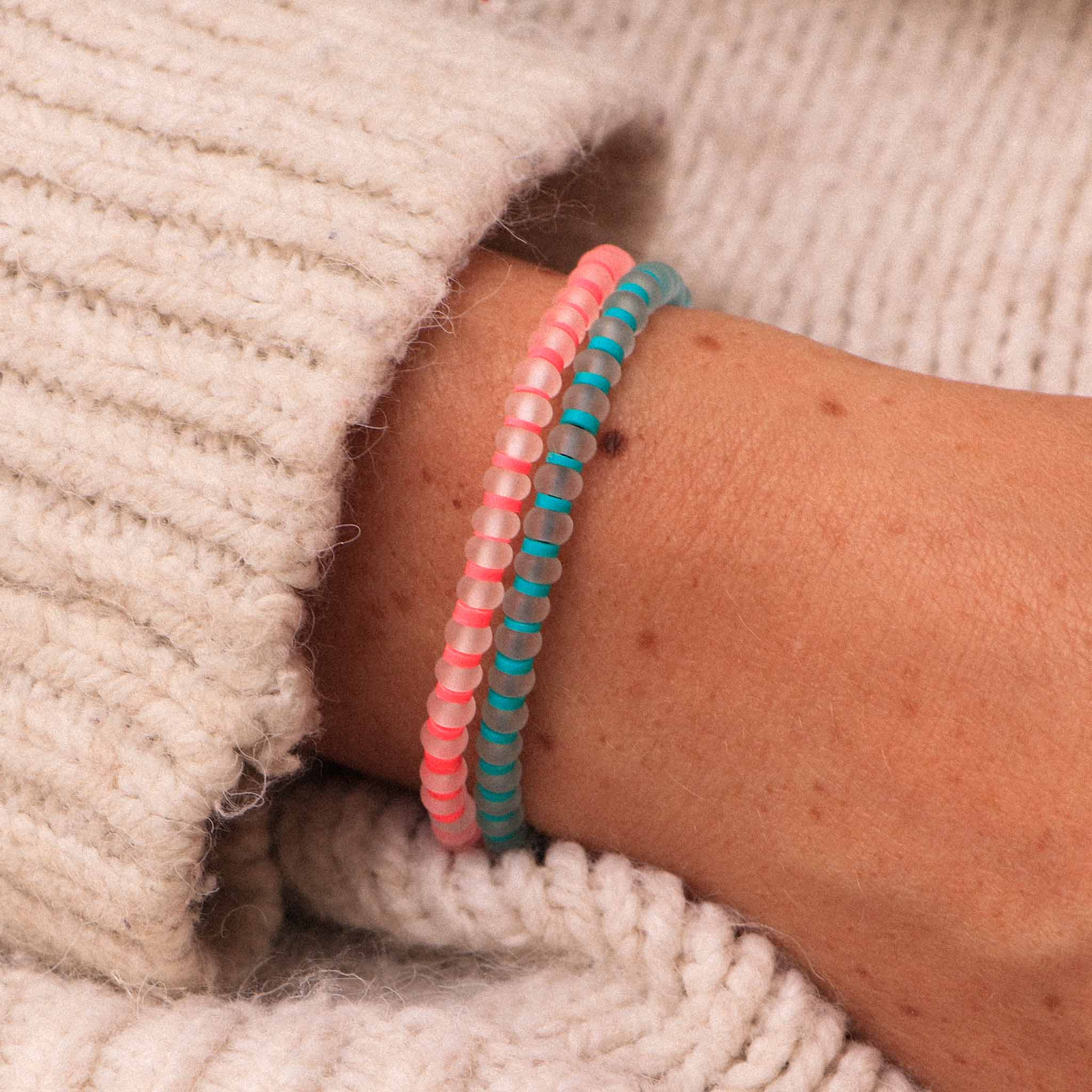 Slalom Beaded Adjustable Bracelet
