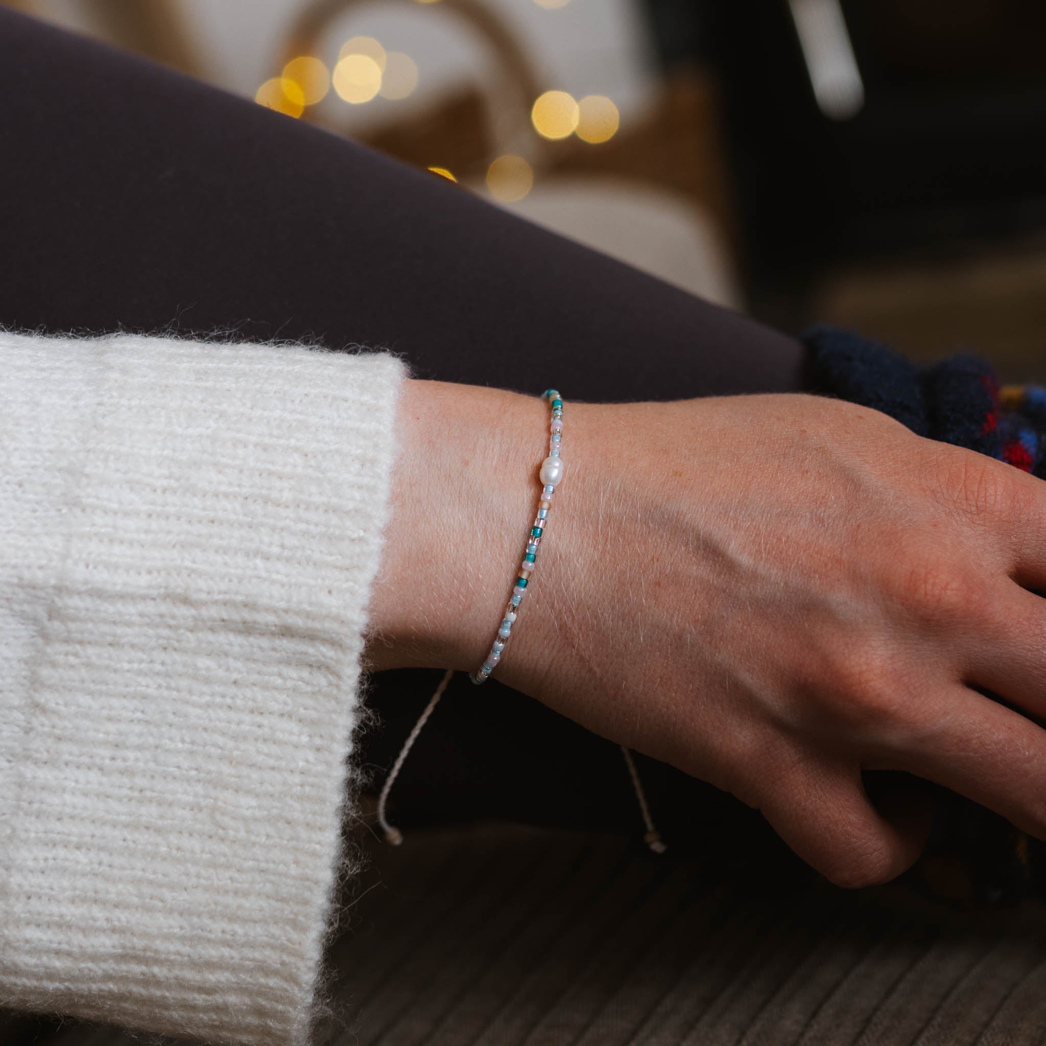 Apres Ski Pearl Beaded Bracelet