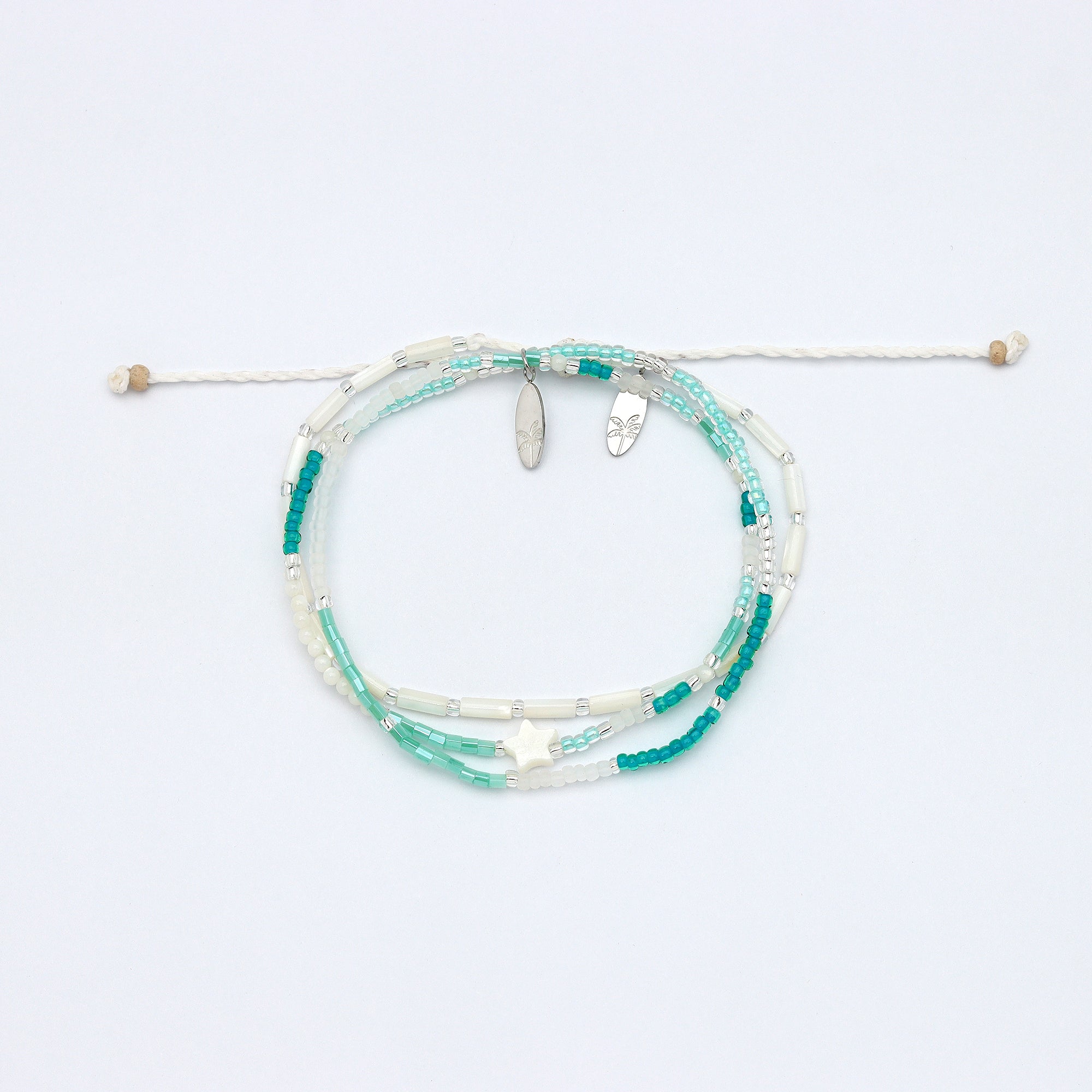 Aurora Star Beaded Bracelet Duo Set