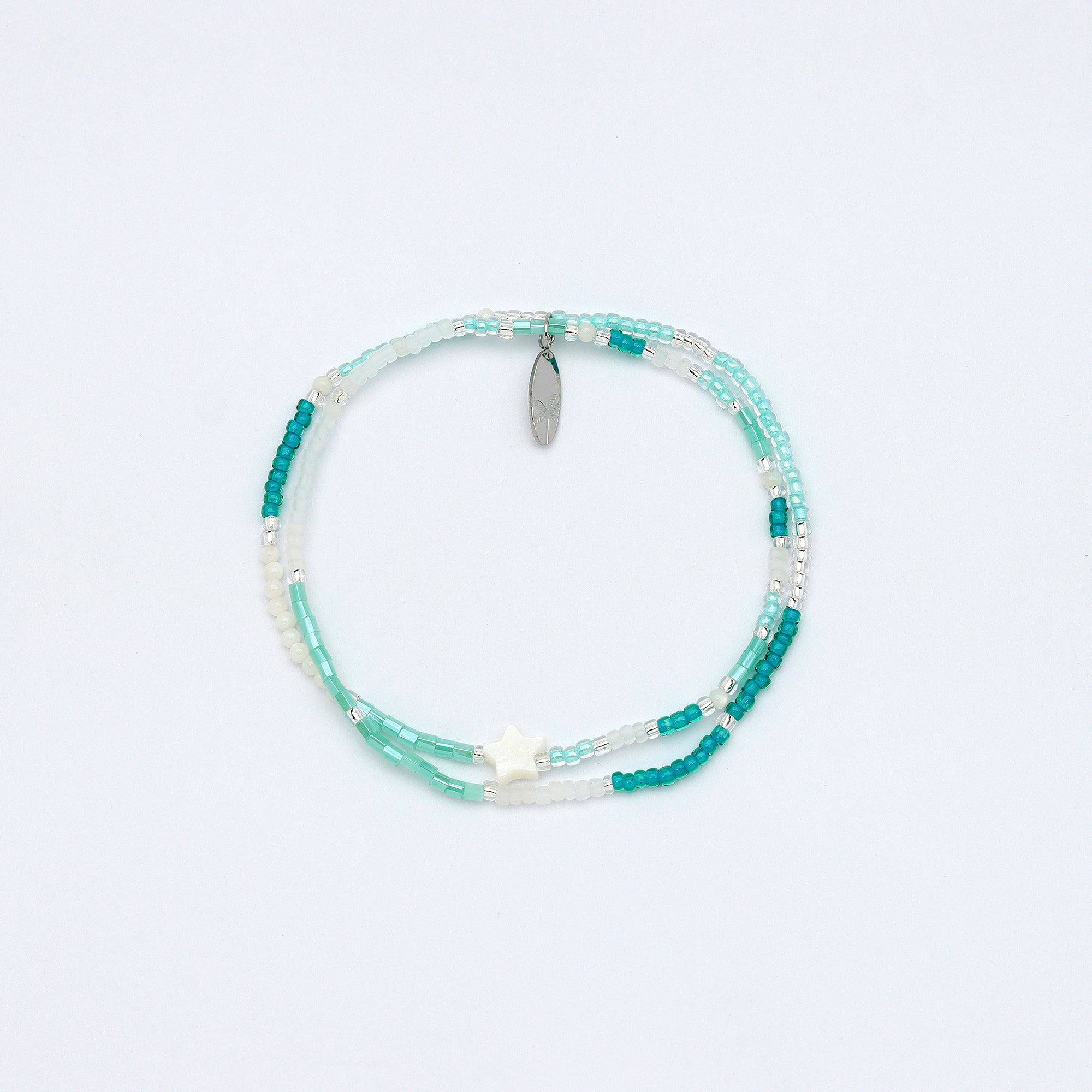 Aurora Star Beaded Bracelet Duo Set
