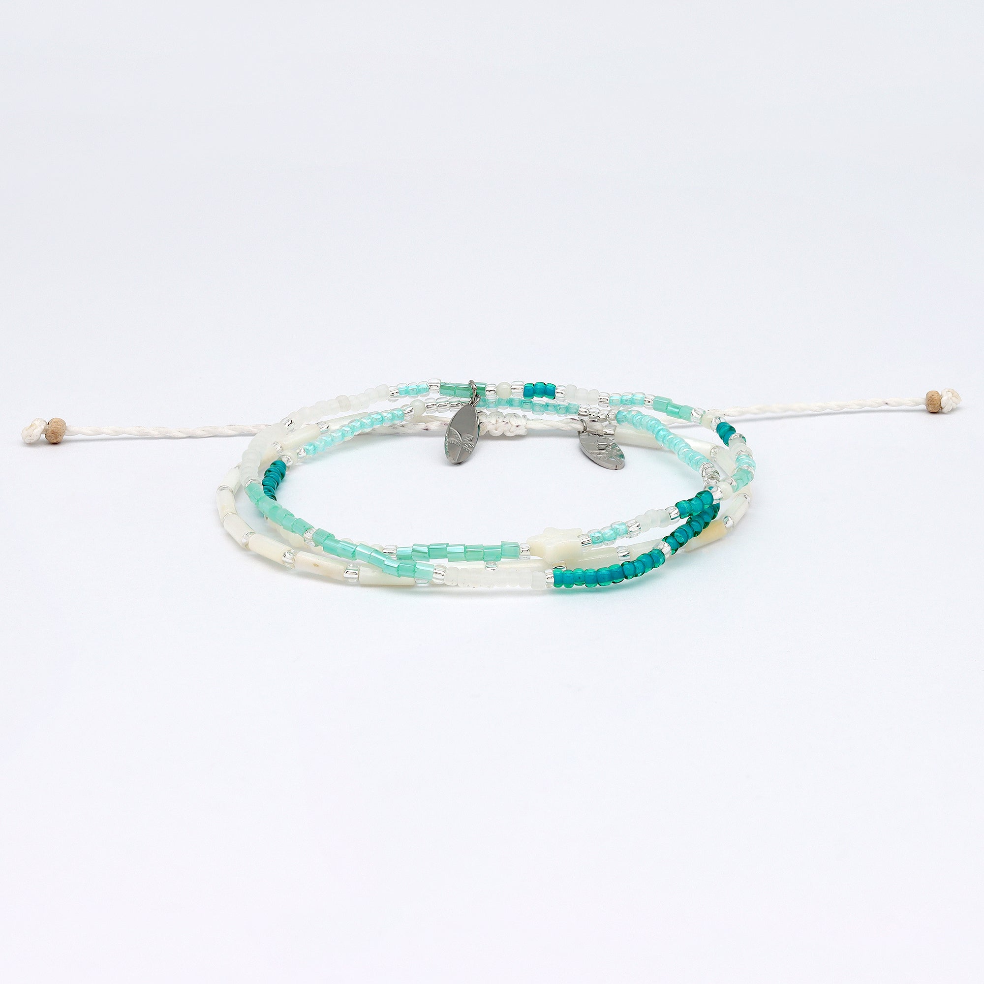 Aurora Star Beaded Bracelet Duo Set