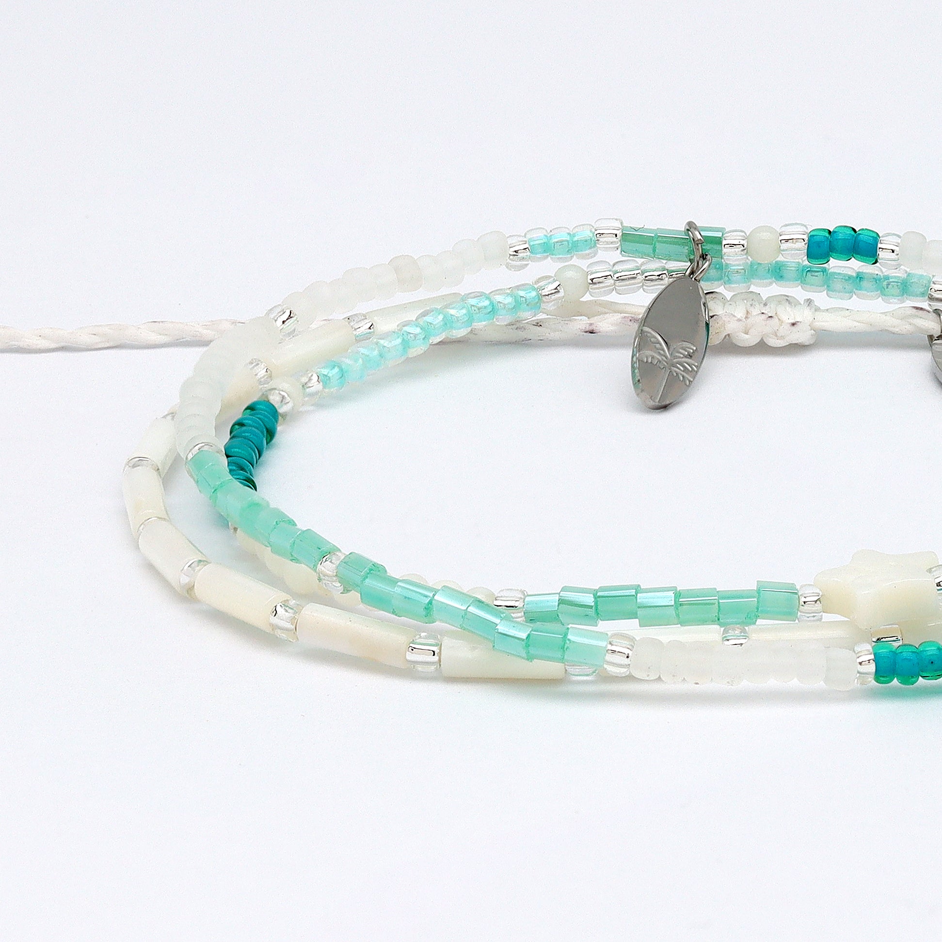 Aurora Star Beaded Bracelet Duo Set