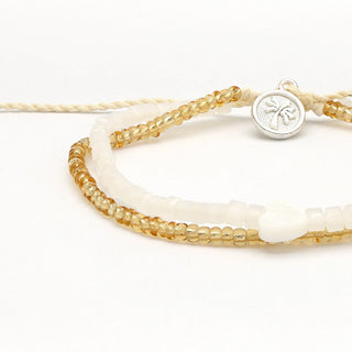 Valentines Heart Duo Strand Adjustable Bracelet - Pineapple Island