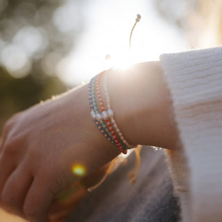 Mutiara Dainty Beaded Pearl Bracelet - Pineapple Island