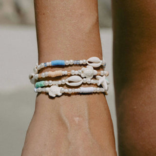 Sagara Hati Beaded Charm Bracelet - Pineapple Island