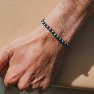 Black Pearl Knotted Bracelet