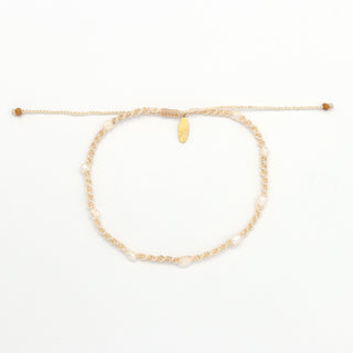 Berseri Knotted Pearl Anklet - Pineapple Island