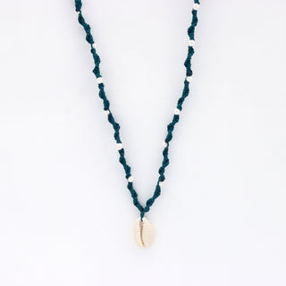 Siren Braided Pearl and Cowrie Shell Necklace