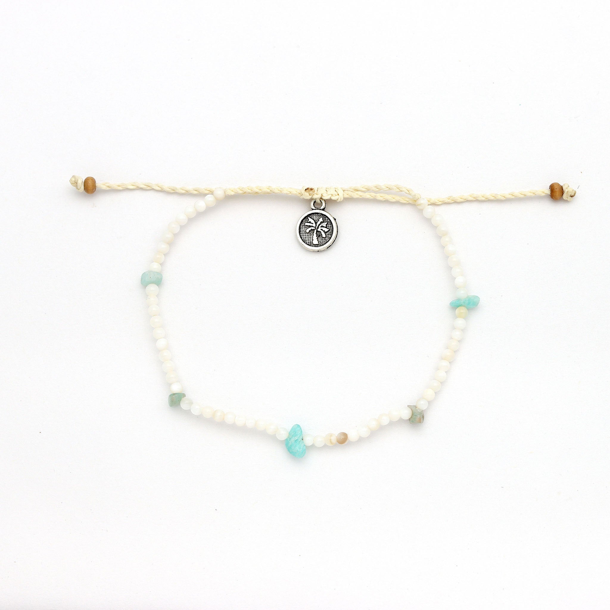 Ka'ala Beaded Surfer Anklet - Pineapple Island