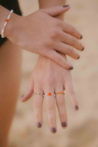 Adonicus Flower Bracelet and Ring Set | Limited Edition of 5
