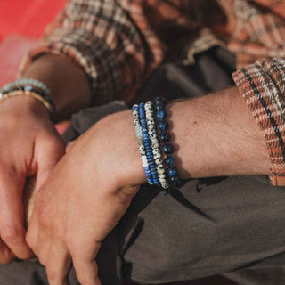 Evening Sea Blue Bracelet Set