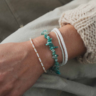 Kaamos Blue & White Bracelet Set