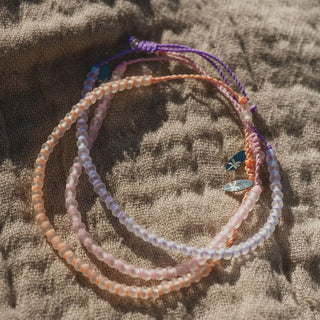 Marley Glass Beaded Bracelet Set - Pineapple Island