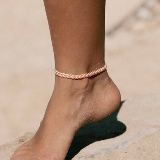 Piha Braided Anklet - Pineapple Island