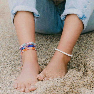 Madasari Beach Mother of Pearl Anklet - Pineapple Island