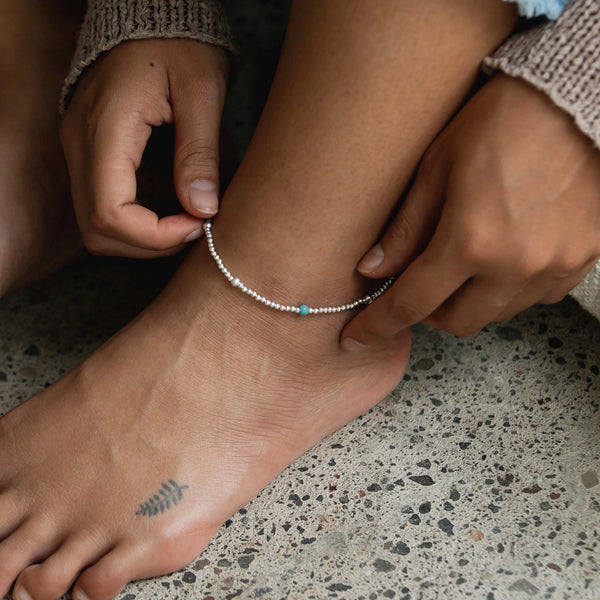 Dolphin Beaded Anklet