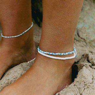 Surfers Against Sewage Recycled Anklet - Pineapple Island