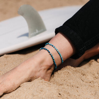 Surfers Against Sewage Recycled Anklet - Pineapple Island